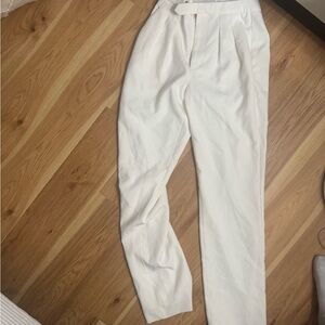 Anine Bing Cream Dress Pants